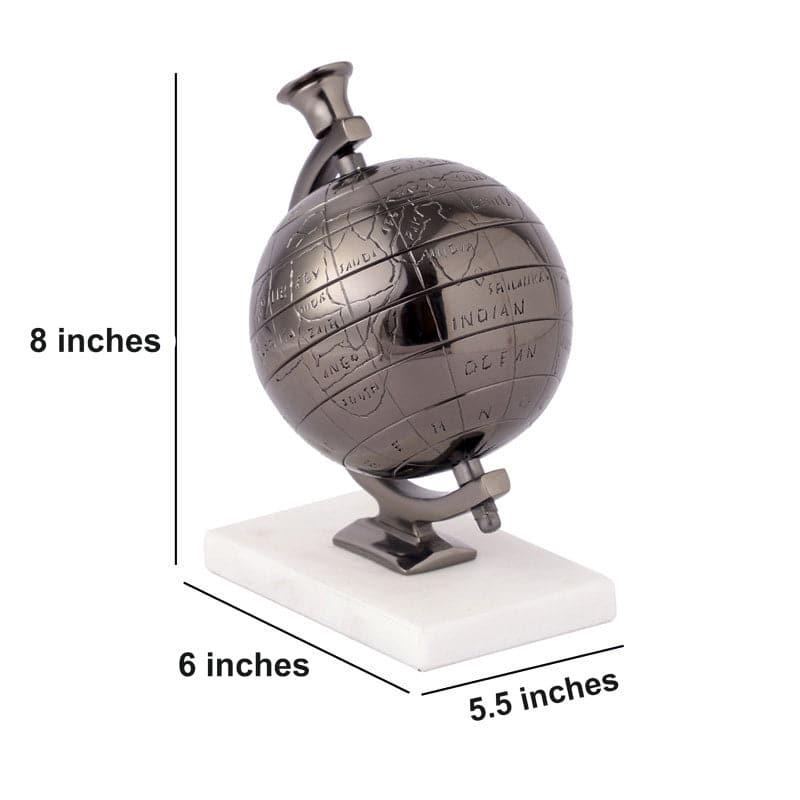 Buy Globe Galore Showpiece - Silver Showpieces from Vaaree