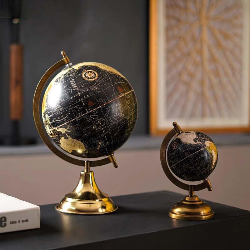 Buy Gullivers Travels Globe - Navy Showpieces from Vaaree