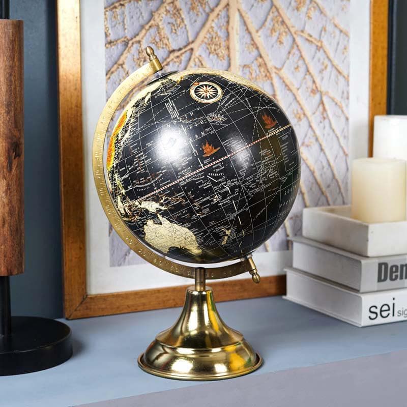 Buy Gullivers Travels Globe - Navy Showpieces from Vaaree