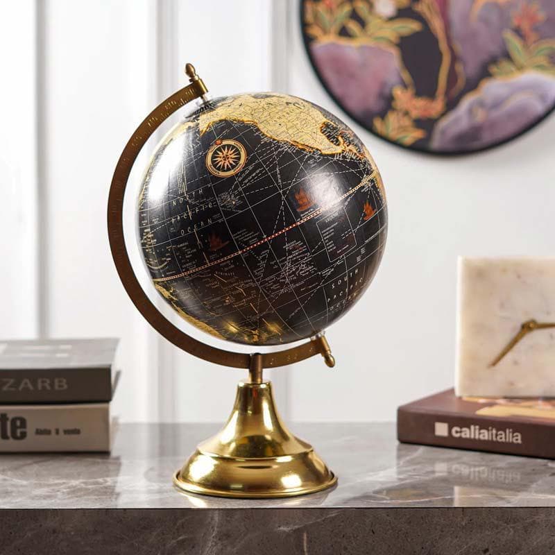 Buy Gullivers Travels Globe - Navy Showpieces from Vaaree