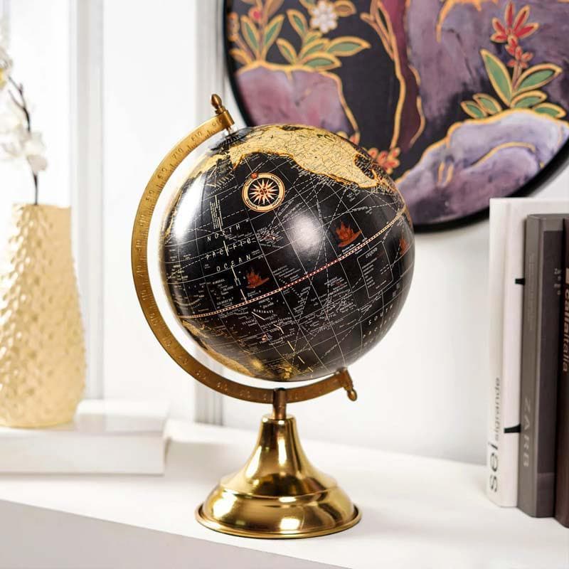 Buy Gullivers Travels Globe - Navy Showpieces from Vaaree