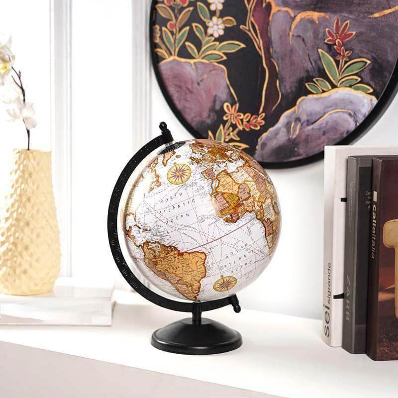 Buy Gullivers Travels Globe - White Showpieces from Vaaree