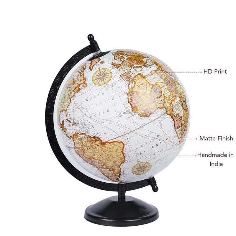 Buy Gullivers Travels Globe - White Showpieces from Vaaree