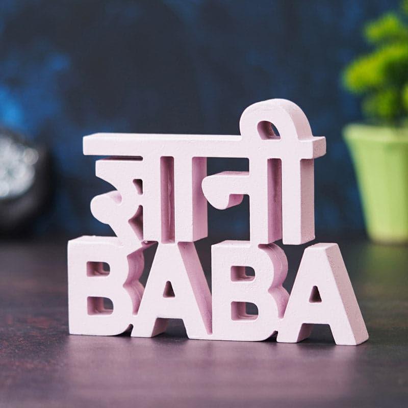 Buy Gyani Baba Typography Showpiece Showpiece from Vaaree