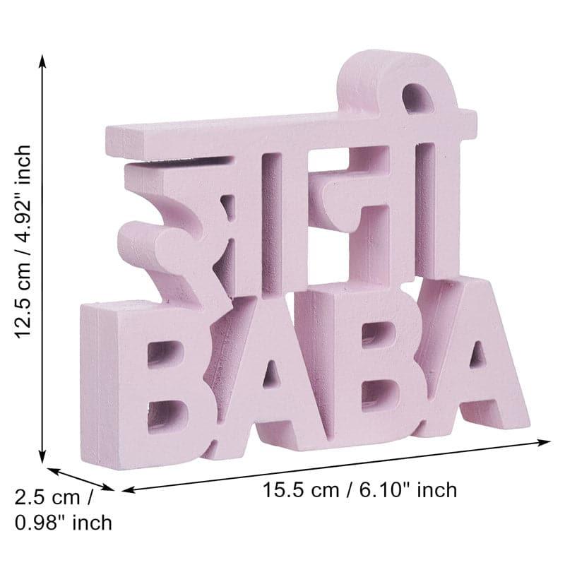 Buy Gyani Baba Typography Showpiece Showpiece from Vaaree