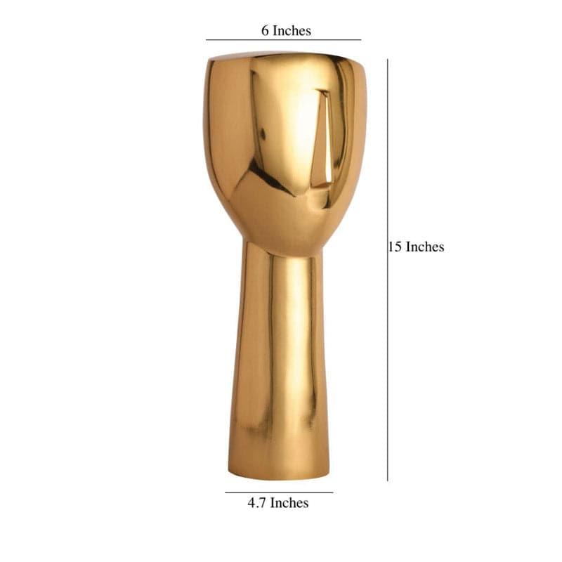 Buy Half Face Showpiece - Gold Showpiece from Vaaree