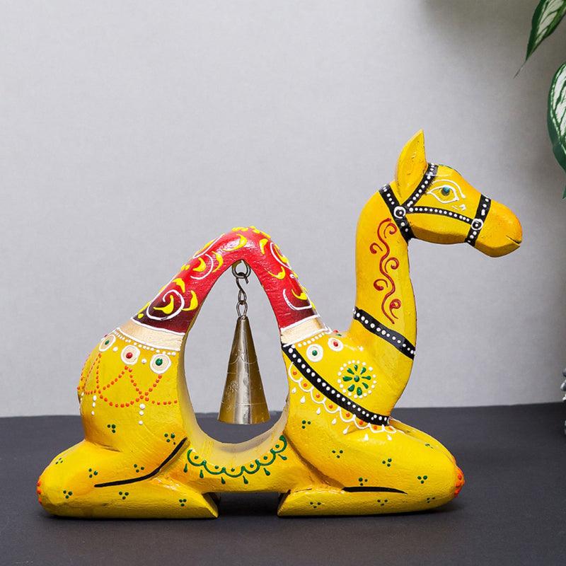 Buy Handpainted Sand Sailer Handpianted Showpiece - Yellow Showpiece from Vaaree