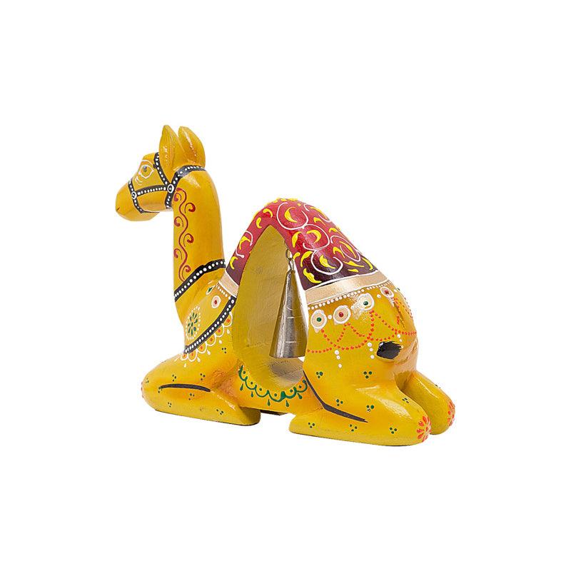 Buy Handpainted Sand Sailer Handpianted Showpiece - Yellow Showpiece from Vaaree