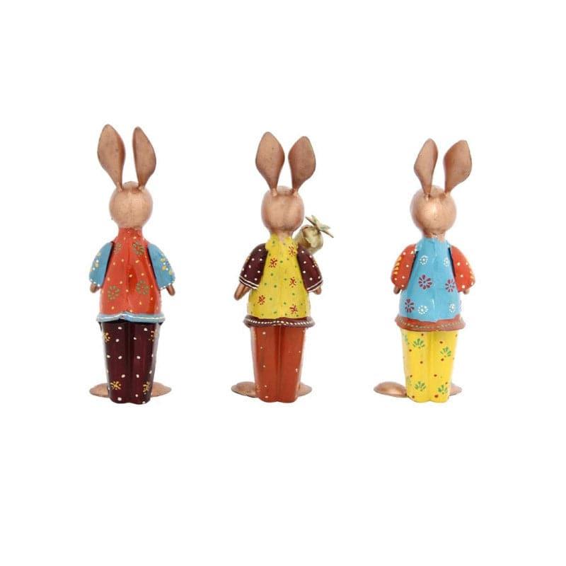 Buy Hare Hello Showpiece - Set Of Three Showpieces from Vaaree