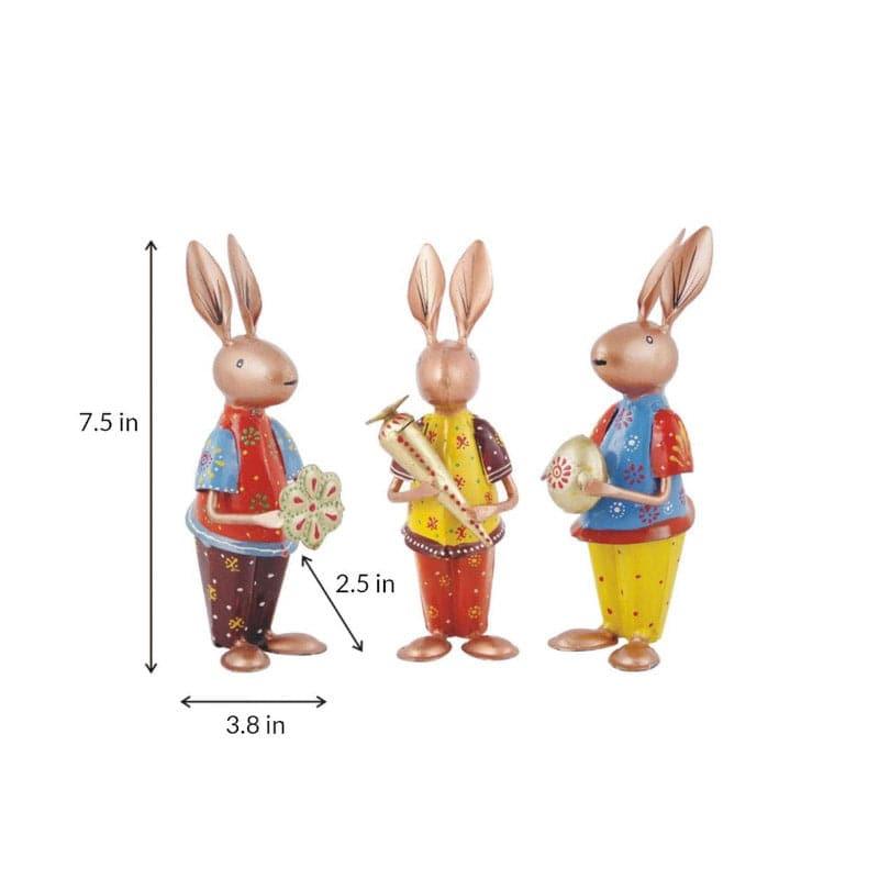 Buy Hare Hello Showpiece - Set Of Three Showpieces from Vaaree