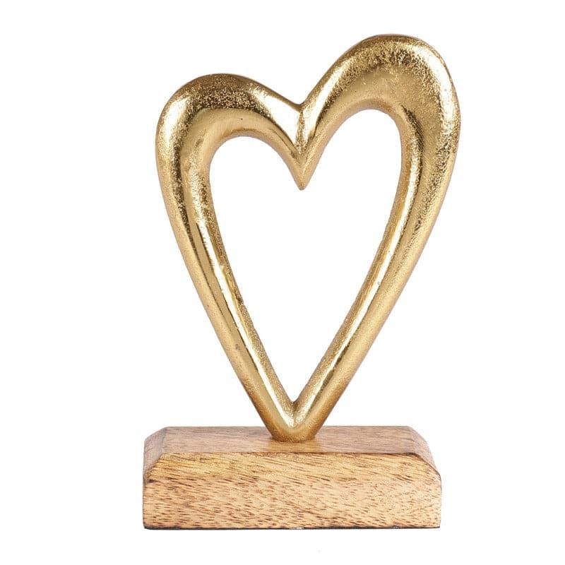 Buy Heart Halo Showpiece - Gold Showpieces from Vaaree