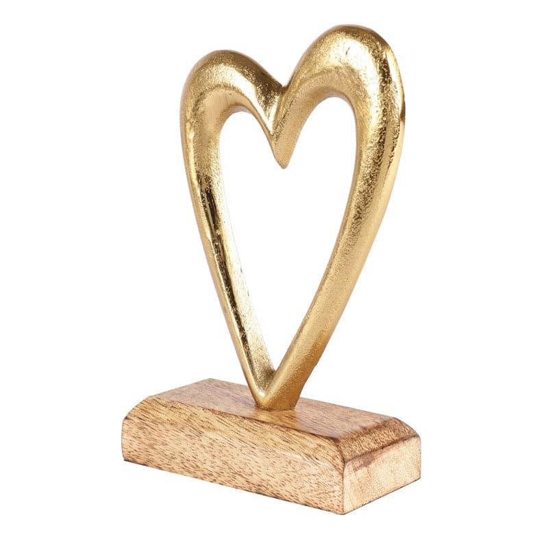 Buy Heart Halo Showpiece - Gold Showpieces from Vaaree