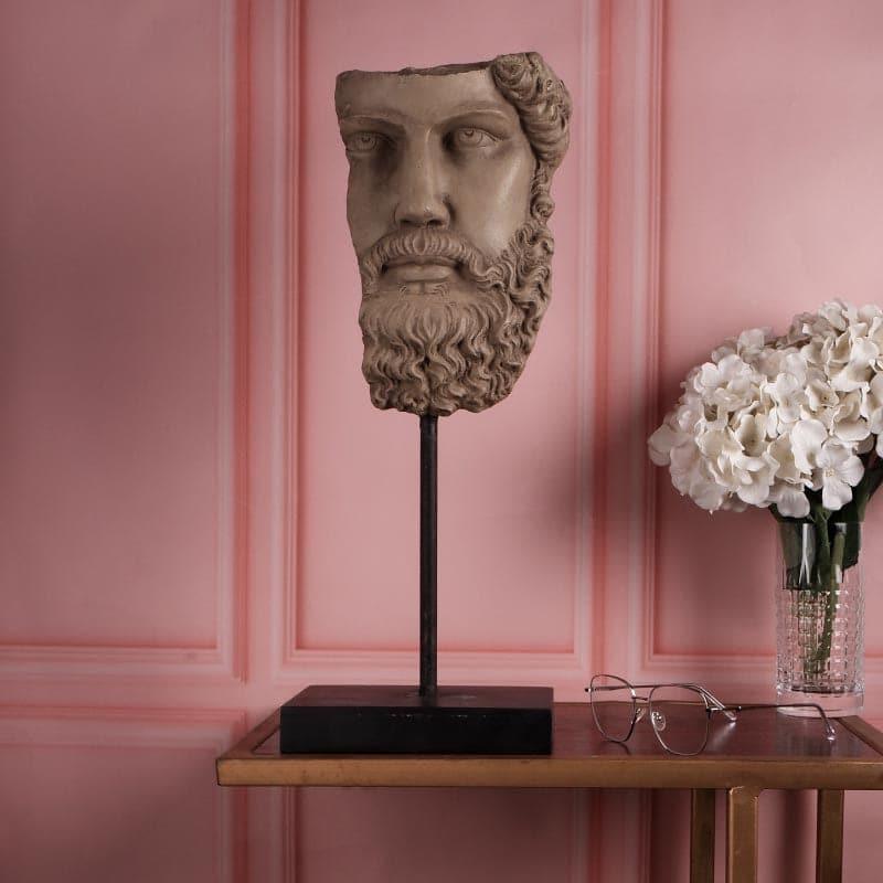 Buy Hellenistic Male Head Sculpture Showpiece Showpieces from Vaaree