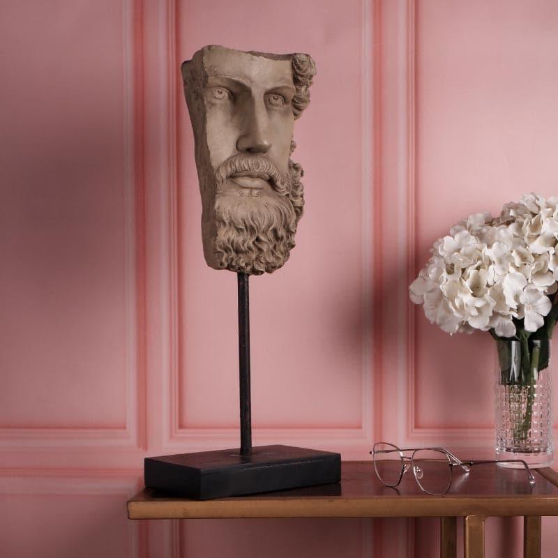 Buy Hellenistic Male Head Sculpture Showpiece Showpieces from Vaaree