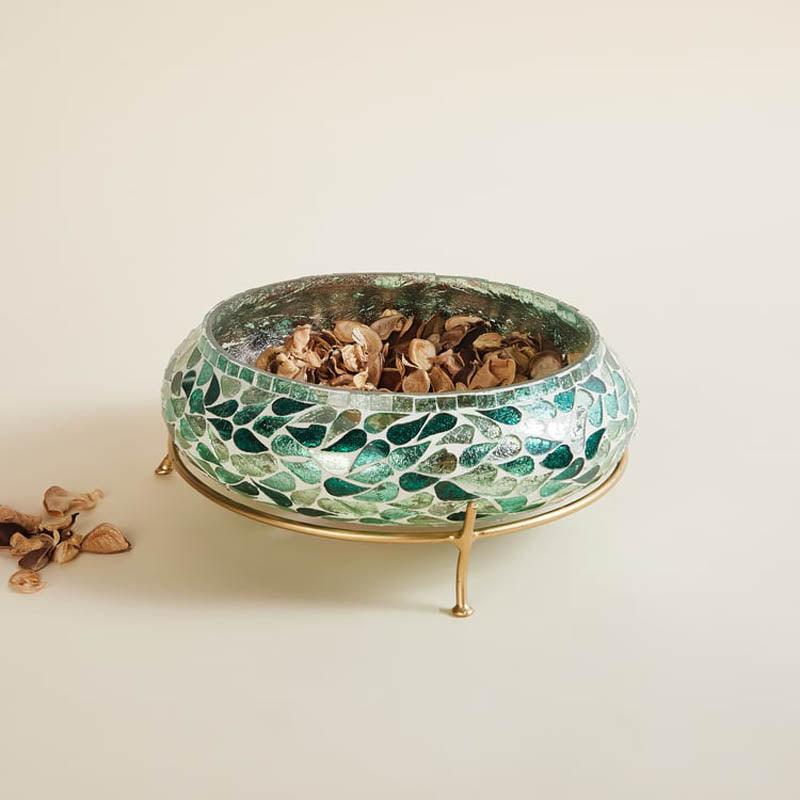 Buy Henvara Accent Bowl With Stand Showpieces from Vaaree