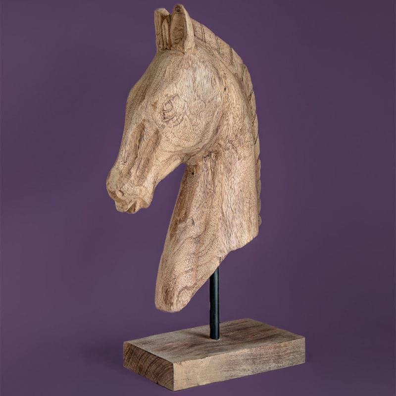 Buy Hey Bojack Horse Wooden Decorative Showpiece Showpieces from Vaaree