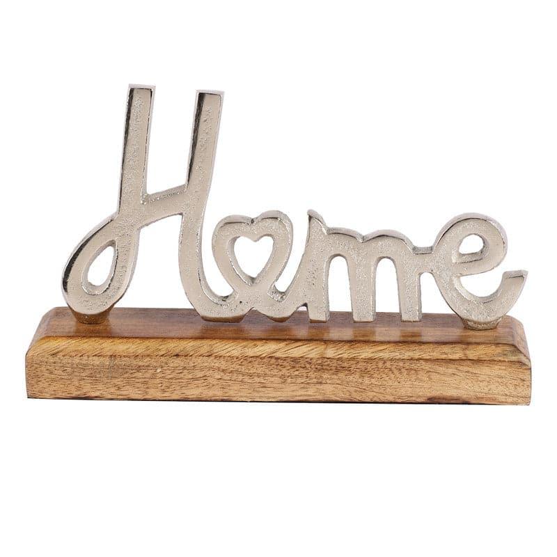 Buy Home Bond Typography Showpiece - Silver Showpieces from Vaaree