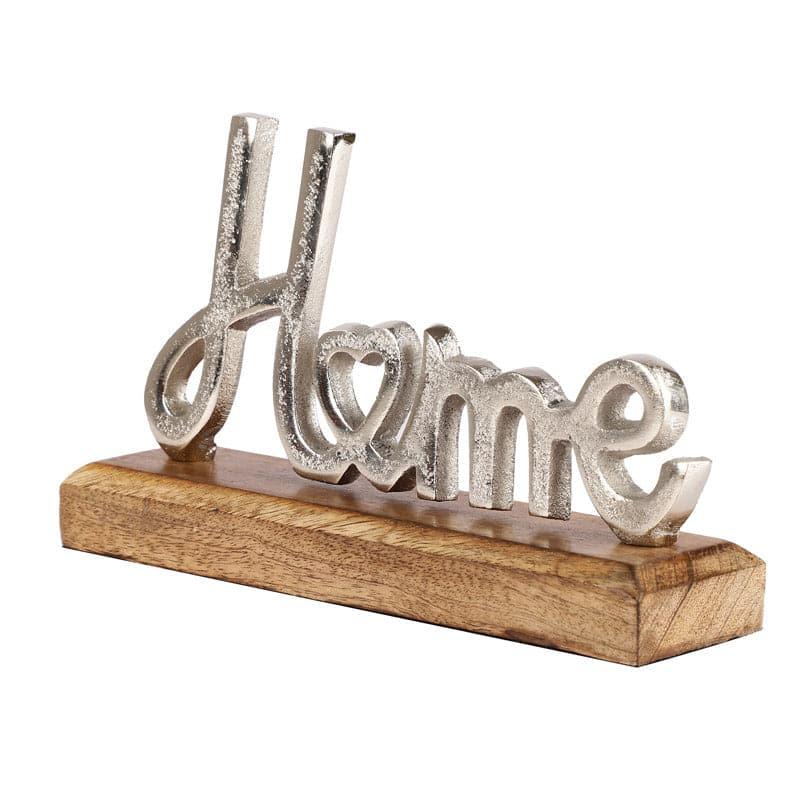 Buy Home Bond Typography Showpiece - Silver Showpieces from Vaaree