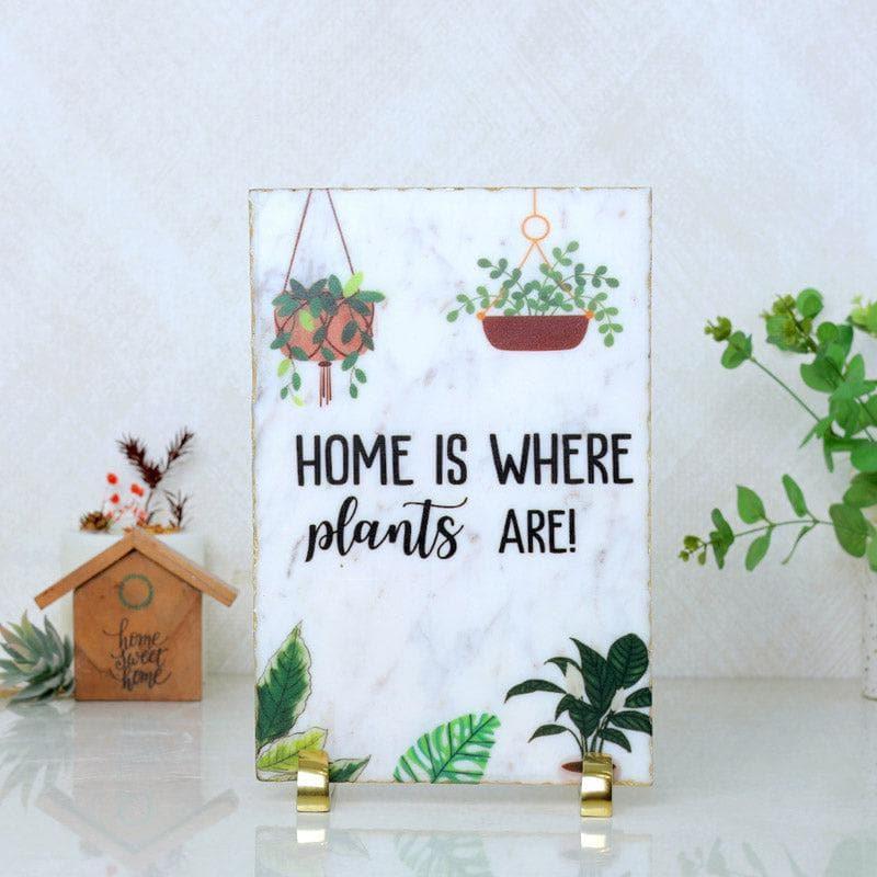 Buy Home Is Where Plants Are Table Accent Showpiece from Vaaree