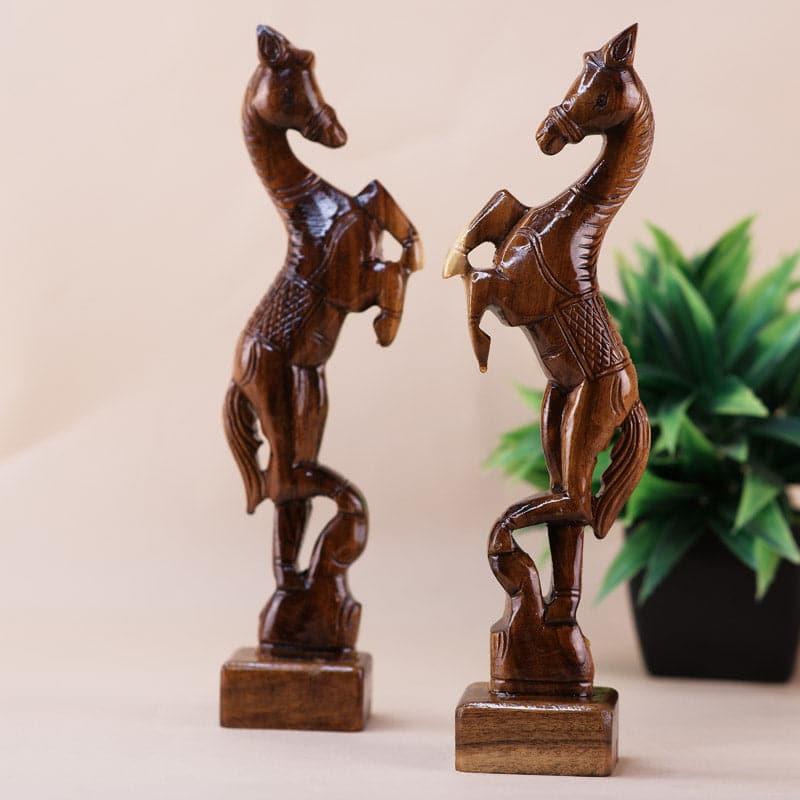 Buy Horse Grace Showpiece - Set Of Two Showpieces from Vaaree