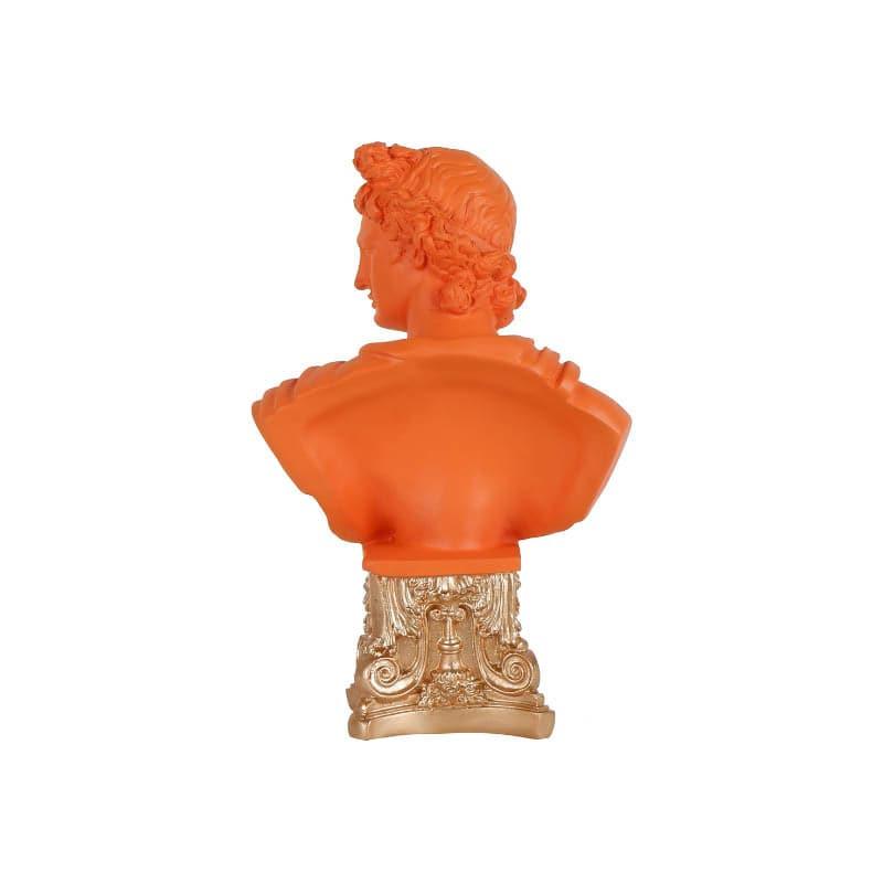 Buy Imperial Emperor Showpiece - Orange & Gold Showpieces from Vaaree