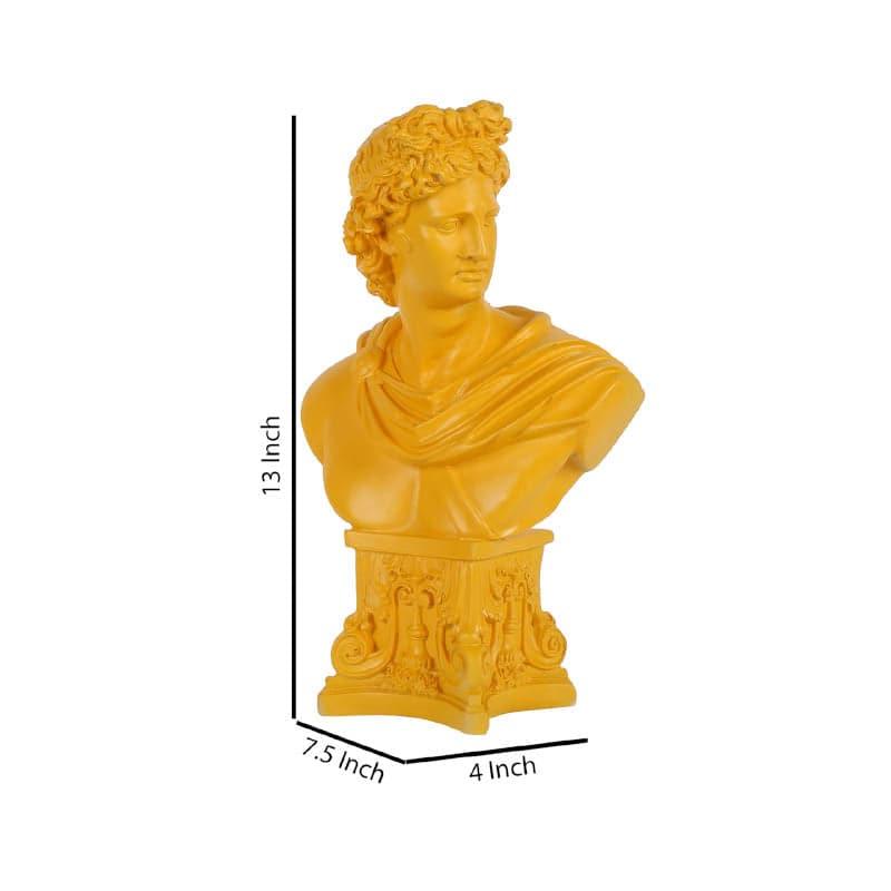 Buy Imperial Emperor Showpiece - Yellow Showpieces from Vaaree