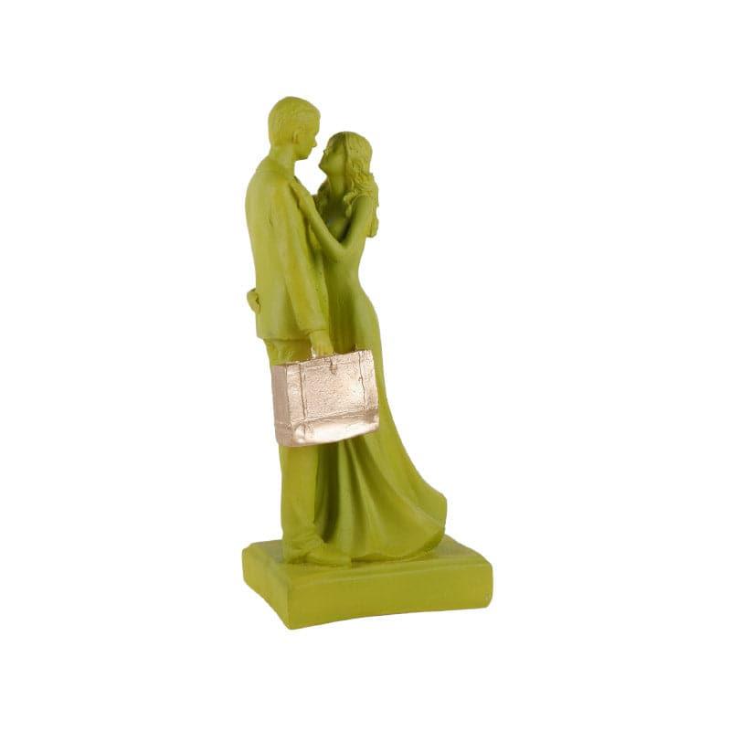 Buy It's The Moment Couple Showpiece - Green Showpieces from Vaaree