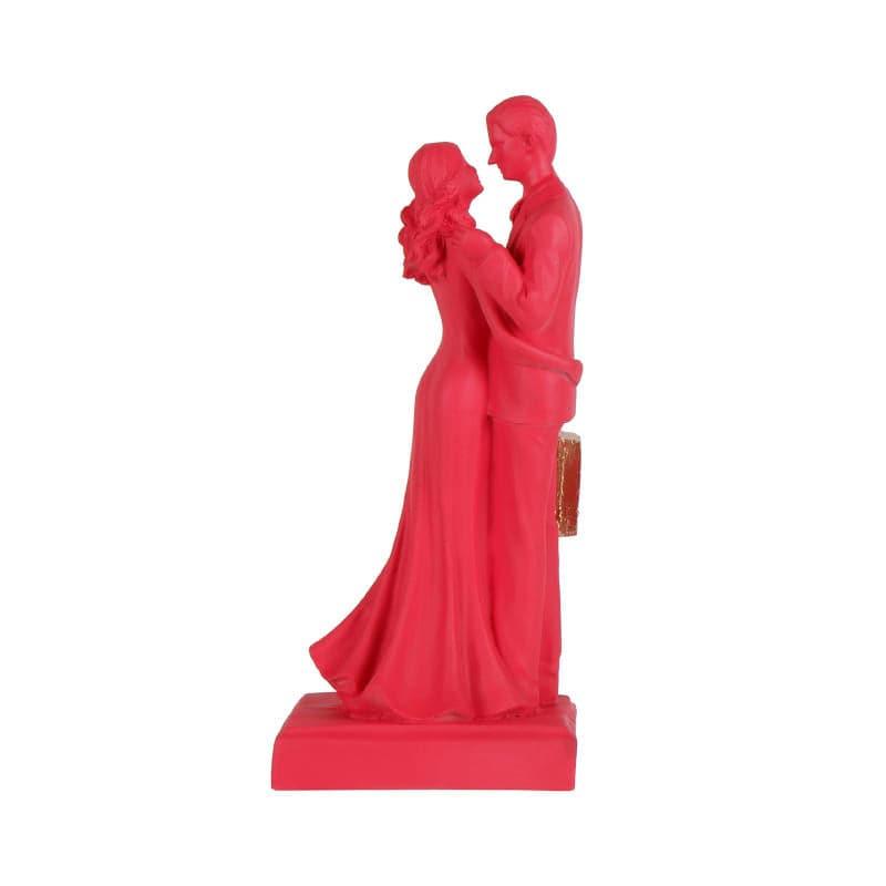 Buy It's The Moment Couple Showpiece - Pink Showpieces from Vaaree