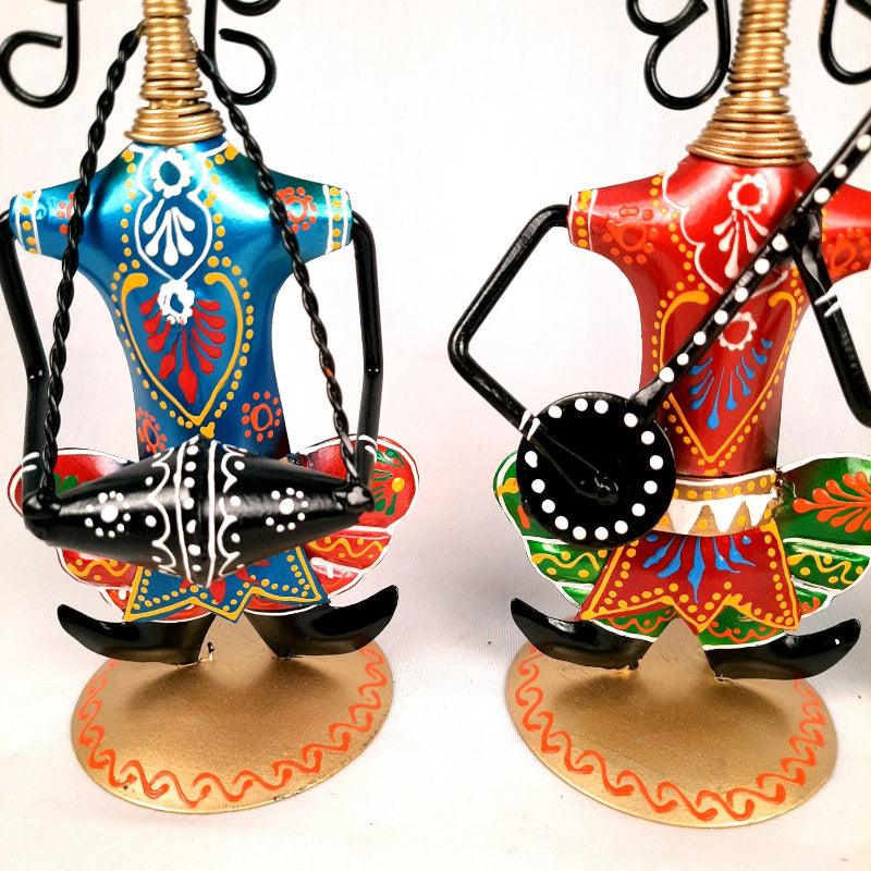 Buy Jimava Tribal Musical Showpiece - Set Of Three Showpieces from Vaaree