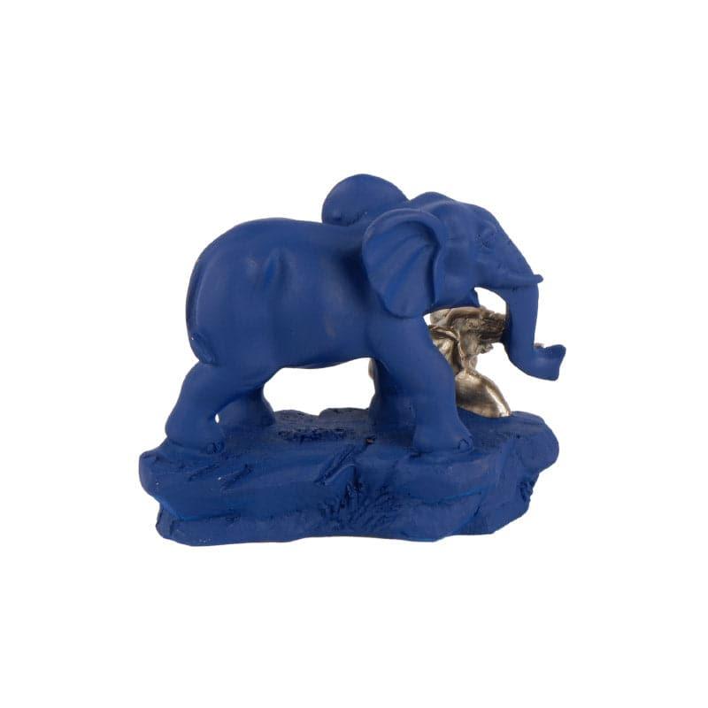 Buy Jumbo Walk Showpiece - Blue & Gold Showpieces from Vaaree