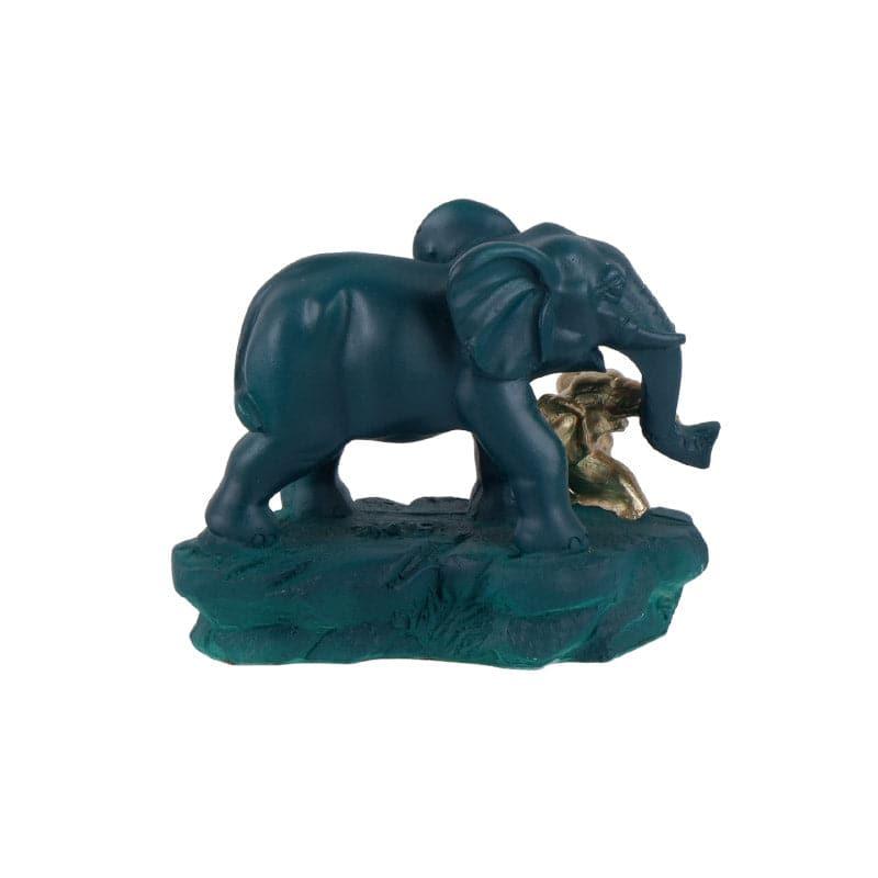 Buy Jumbo Walk Showpiece - Green & Gold Showpieces from Vaaree