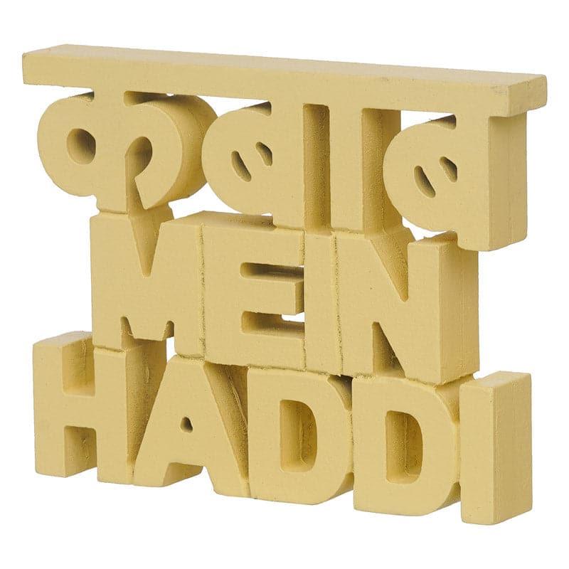 Showpieces - Kabab Mein Haddi Typography Showpiece