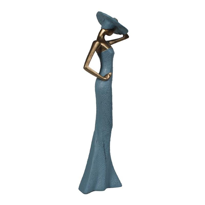 Buy Lady Pose Showpiece - Silver Showpiece from Vaaree