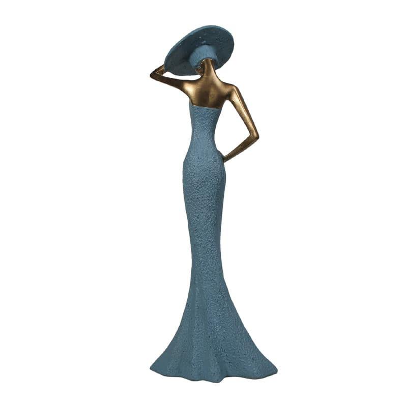 Buy Lady Pose Showpiece - Silver Showpiece from Vaaree