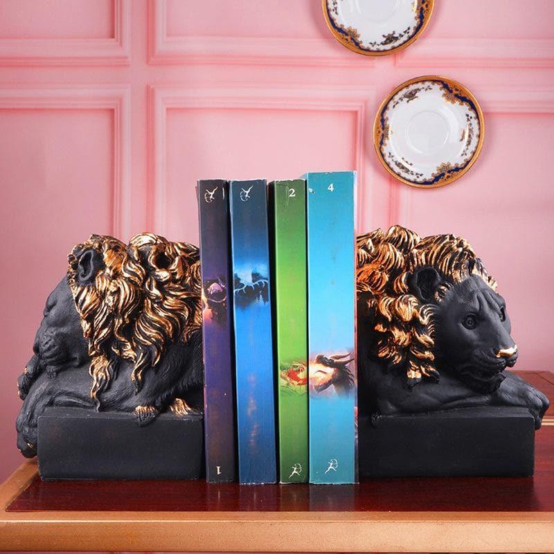 Buy Leo Luxe Book Ends - Black Showpieces from Vaaree