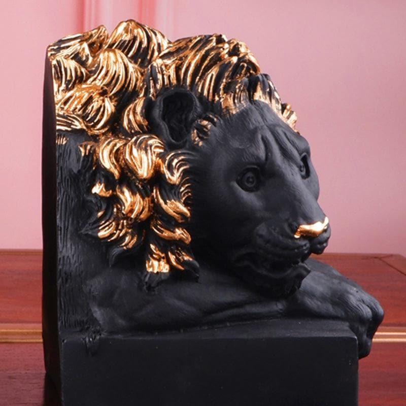 Buy Leo Luxe Book Ends - Black Showpieces from Vaaree