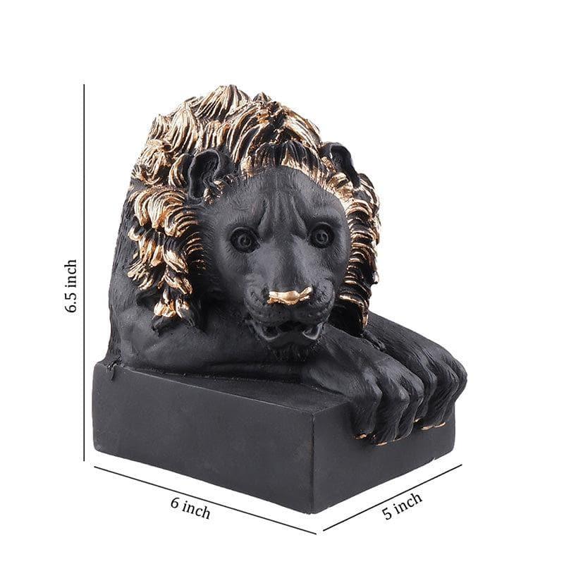 Buy Leo Luxe Book Ends - Black Showpieces from Vaaree