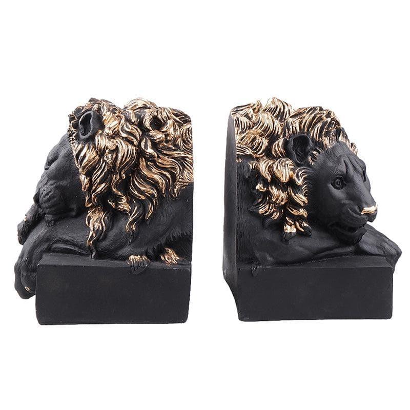 Buy Leo Luxe Book Ends - Black Showpieces from Vaaree