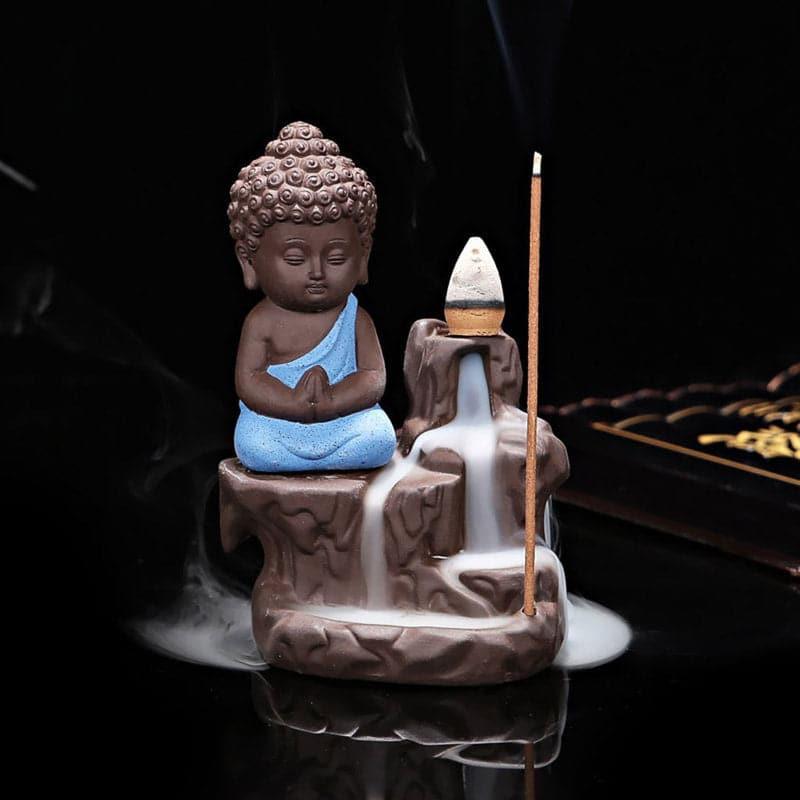 Buy Little Budha Smoke Fountain - Blue Showpieces from Vaaree