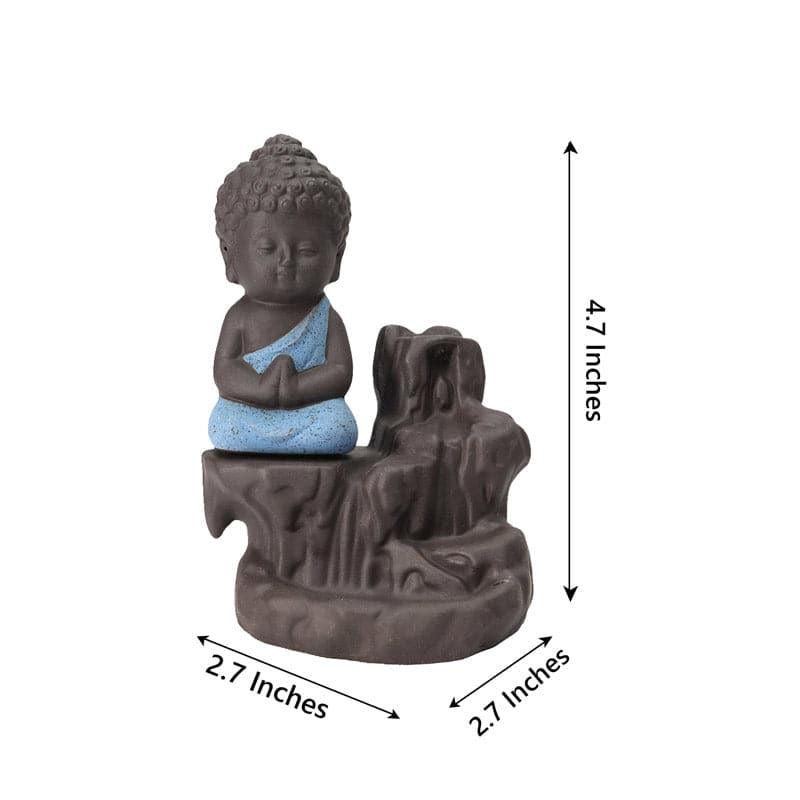 Buy Little Budha Smoke Fountain - Blue Showpieces from Vaaree