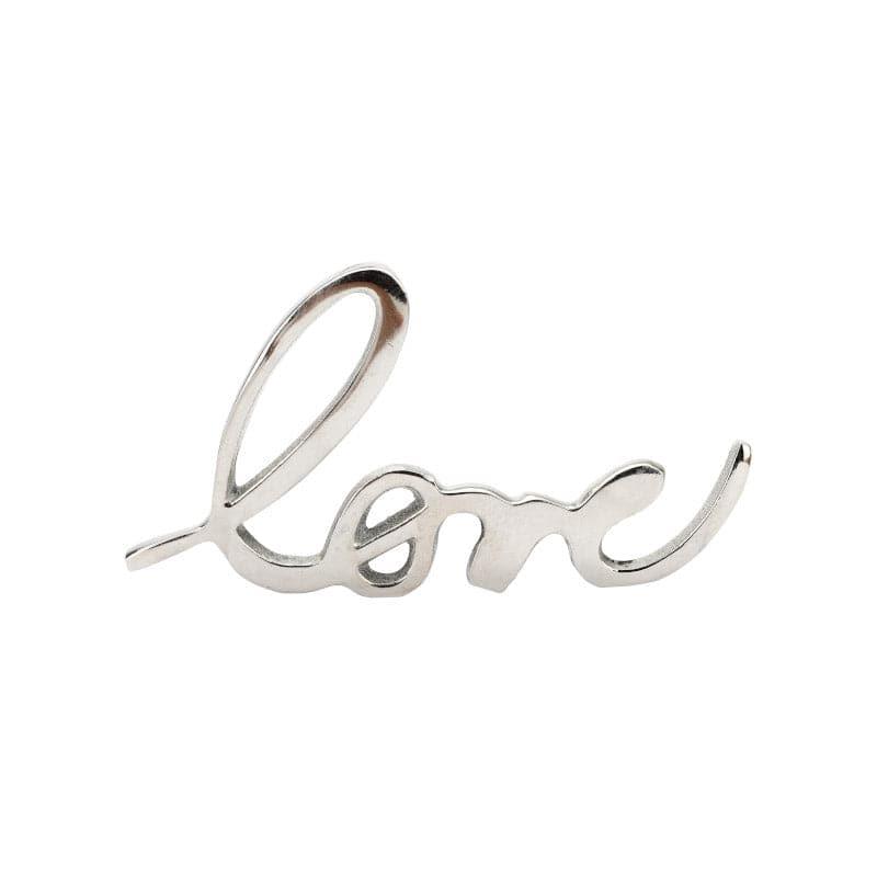 Buy Love Lore Typography Showpiece - Silver Showpieces from Vaaree