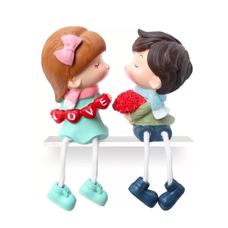 Buy Love Tied Couple Showpiece - Set Of Two Showpieces from Vaaree