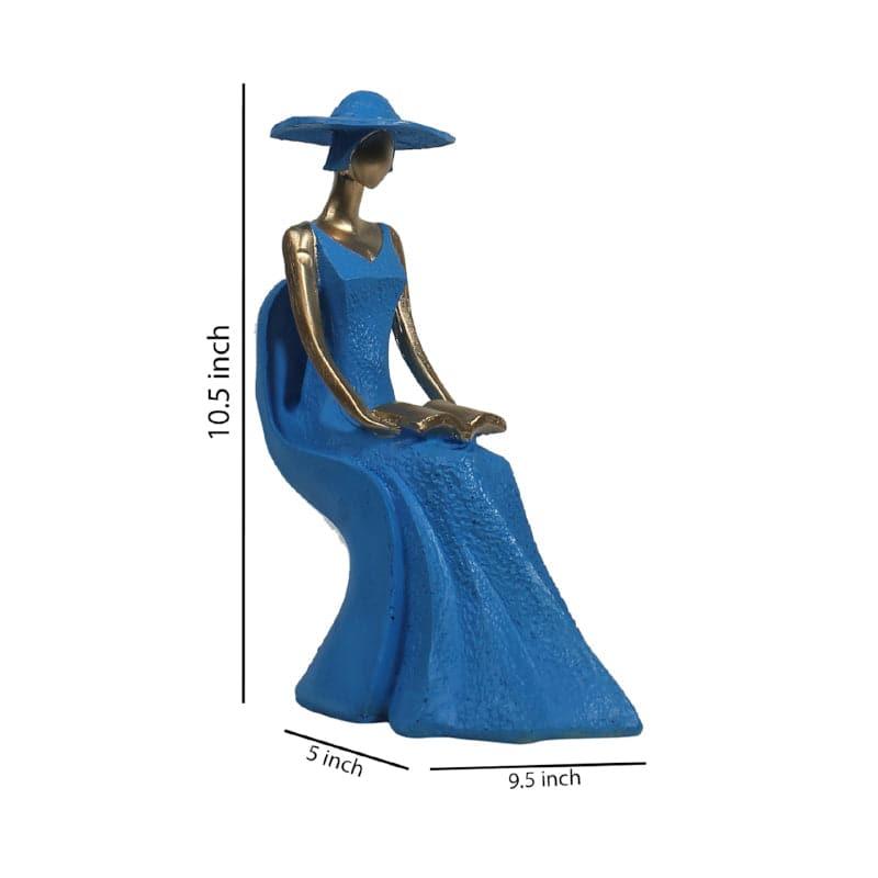 Buy Madam Elegance Showpiece - Blue Showpieces from Vaaree