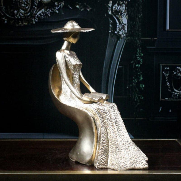 Showpieces - Madam Elegance Showpiece - Golden