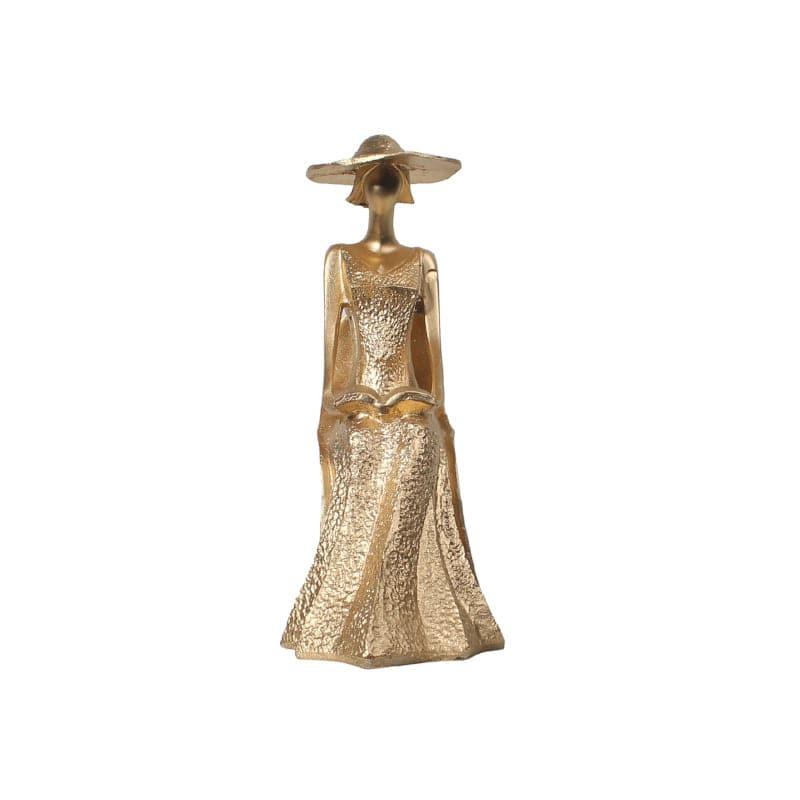 Buy Madam Elegance Showpiece - Golden Showpieces from Vaaree