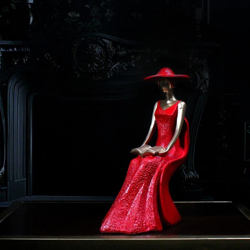 Showpieces - Madam Elegance Showpiece - Red