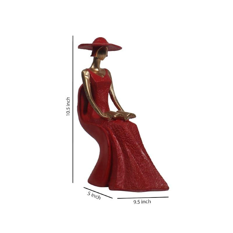 Buy Madam Elegance Showpiece - Red Showpieces from Vaaree