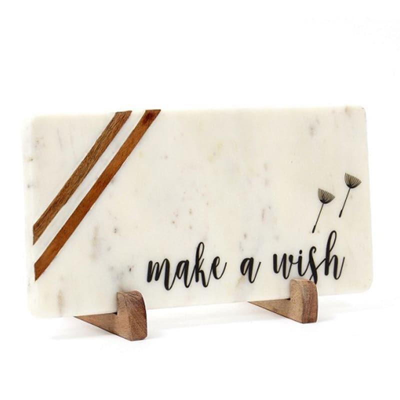 Buy Make A Wish Marble Showpiece Showpiece from Vaaree