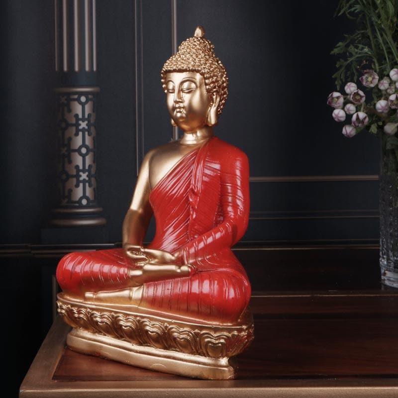 Showpieces - Mangala Buddha Showpiece - Red