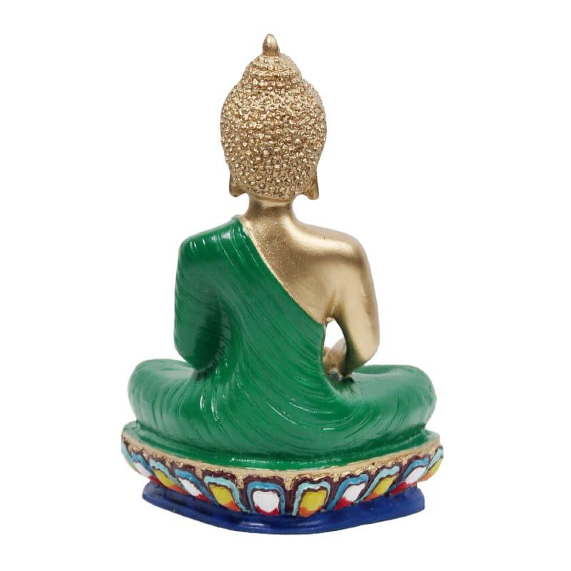 Buy Mangala Budha Showpiece -Green Showpieces from Vaaree